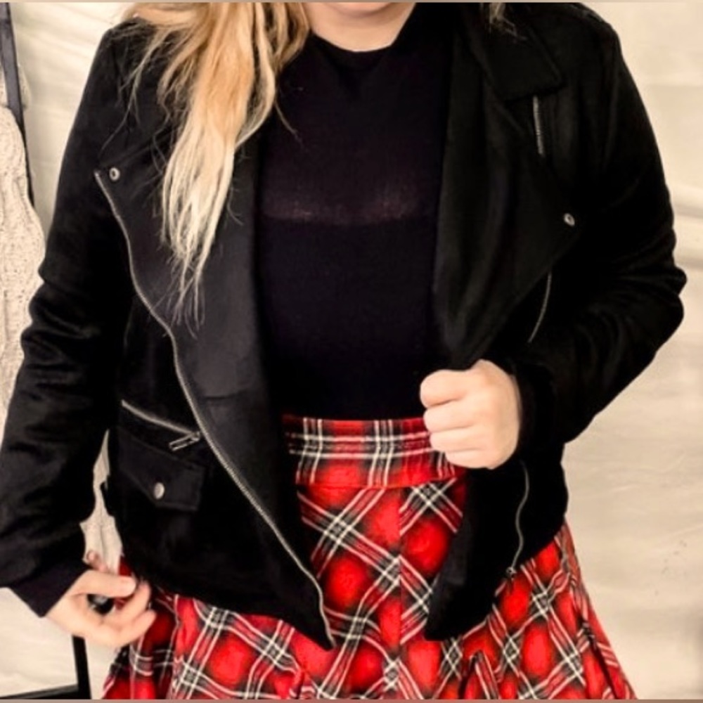 NWOT , White Birch Black Moto Jacket, size 2x